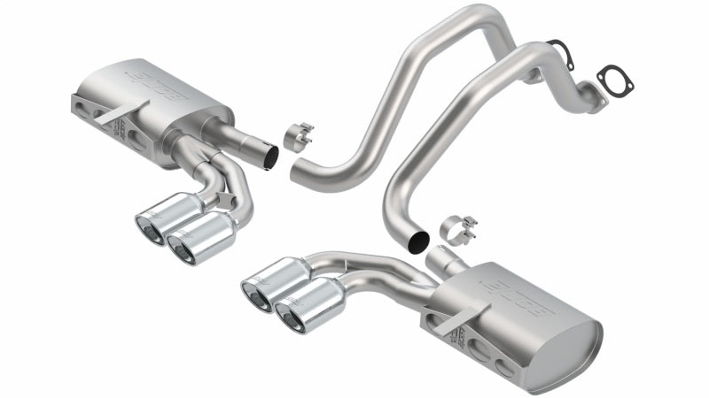 Borla 97-04 Chevrolet Corvette 5.7L 8cyl Touring SS Catback Exhaust - Racecraft Industries