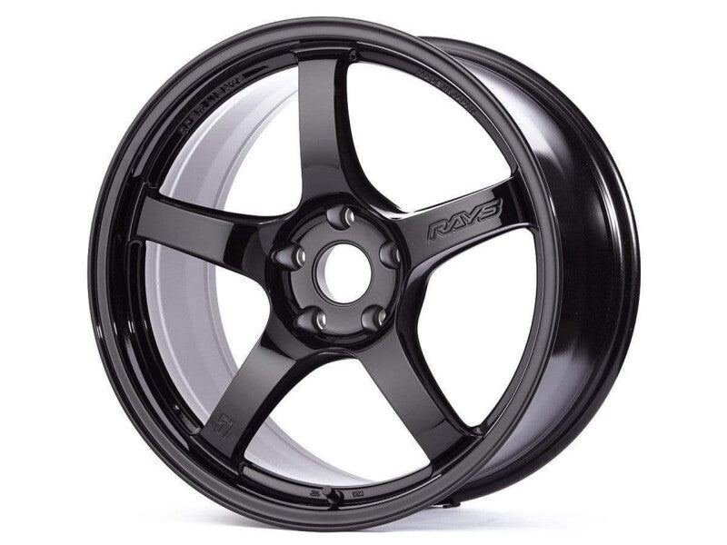 Gram Lights 57CR 18x9.5 +38 5-114.3 Glass Black Wheel (Min Order Qty Of 20) - Racecraft Industries