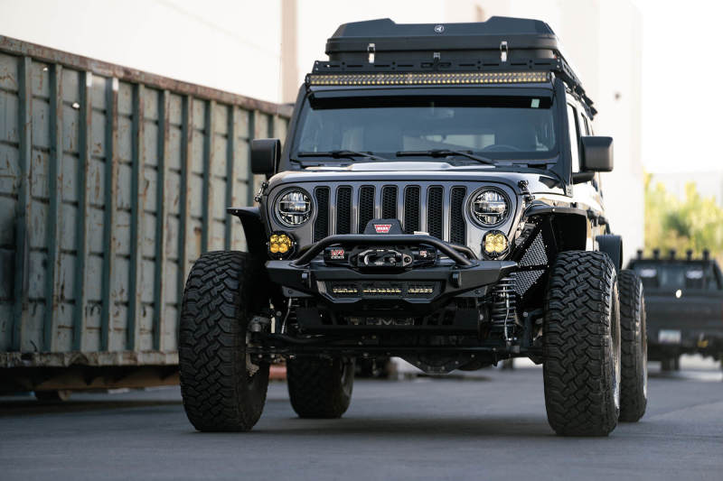 DV8 Offroad 18-23 Wrangler JL/Gladiator JT Spec Series Front Bumper - Racecraft Industries