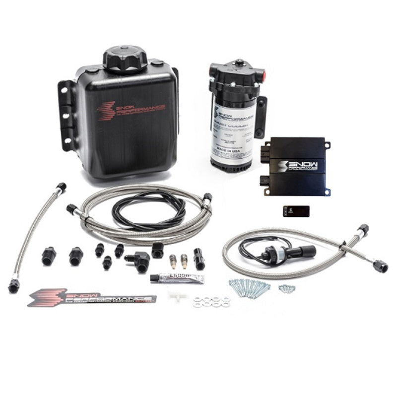 Snow Performance Stg 2 Boost Cooler Prog. Engine Mount Water Injection Kit (SS Braid Line & 4AN) - Racecraft Industries