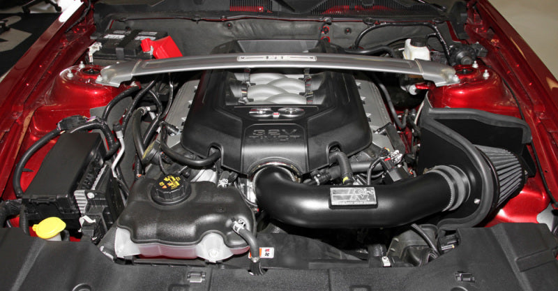 K&N 11-14 Ford Mustang GT 5.0L V8 Black Performance Intake Kit - Racecraft Industries