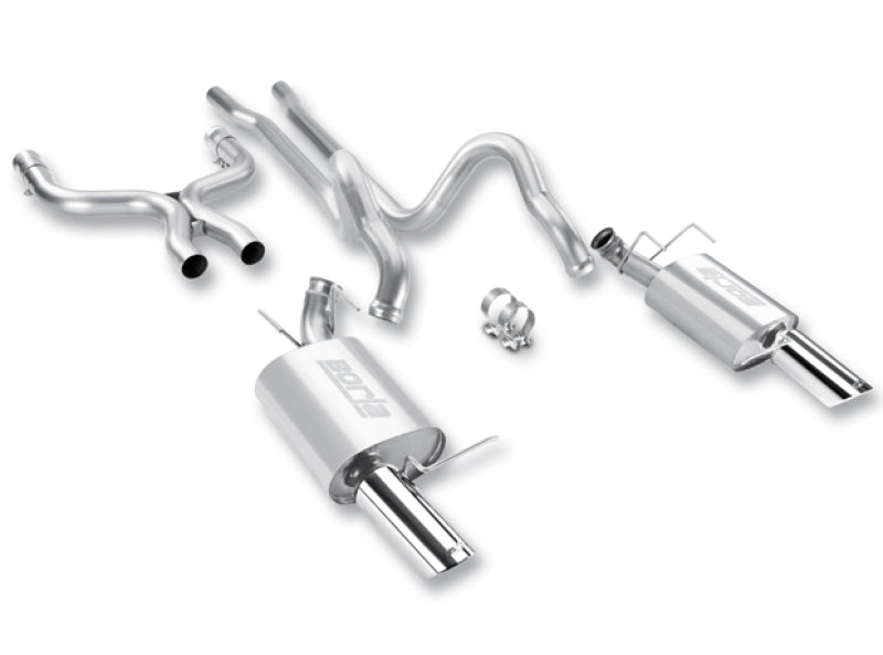 Borla 2011-2012 Mustang GT 5.0L 8cyl 6spd RWD Agressive ATAK Catback Exhaust - Racecraft Industries