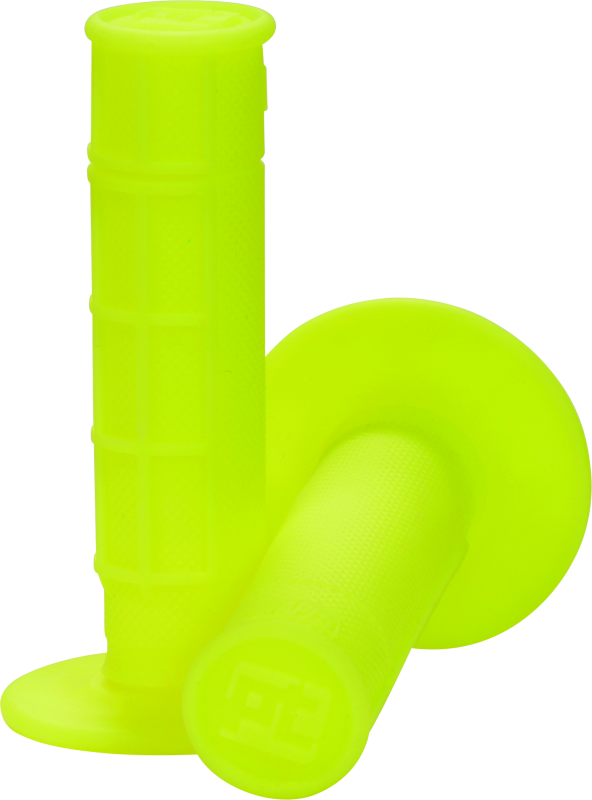 ProTaper 1/2 Waffle Grips - Neon Yellow - Racecraft Industries