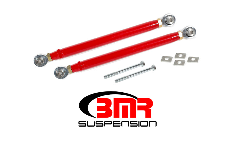 BMR 16-17 6th Gen Camaro Rear Double Adj. Rod Ends Toe Rods - Red - Racecraft Industries