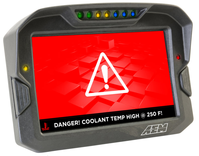 AEM CD-7 Logging GPS Enabled Race Dash Carbon Fiber Digital Display w/o VDM (CAN Input Only) - Racecraft Industries