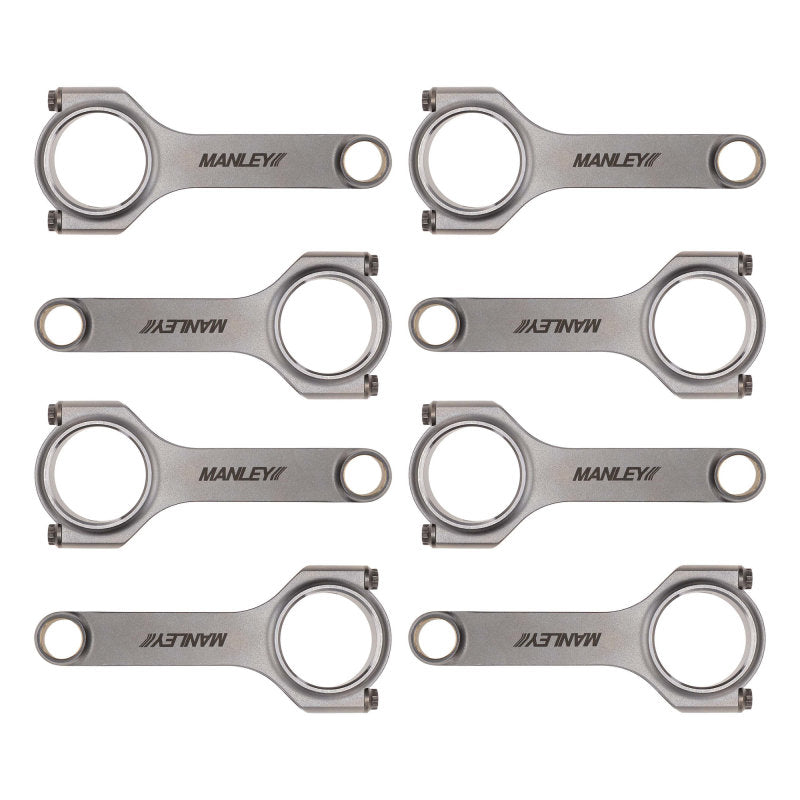 Manley Chevy Small Block LS-1 6.125in H Beam w/ ARP 2000 Connecting Rod Set - Racecraft Industries