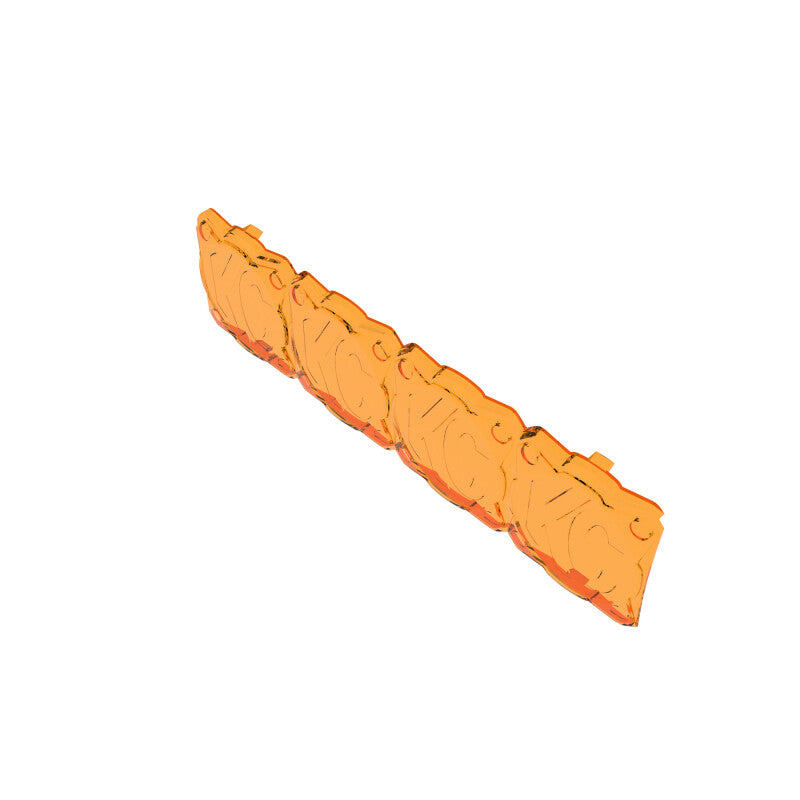 KC HiLiTES FLEX ERA LED Light Bar 10in. Light Shield - Amber (SHIELD ONLY) - Racecraft Industries