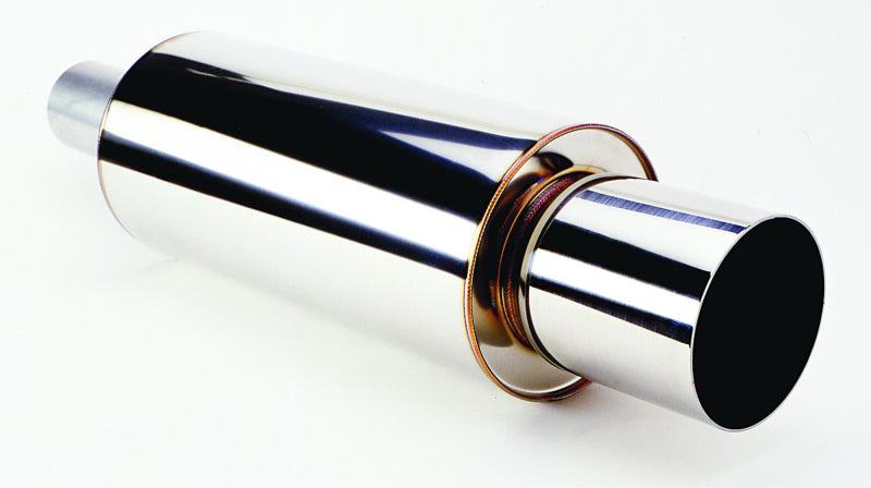 HKS Universal SS Hi-Power Muffler (120mm tip / 75mm piping) - Racecraft Industries