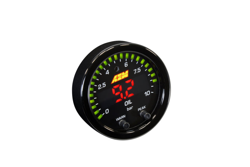 AEM X-Series 0-150 Oil Pressure Gauge Kit - Racecraft Industries