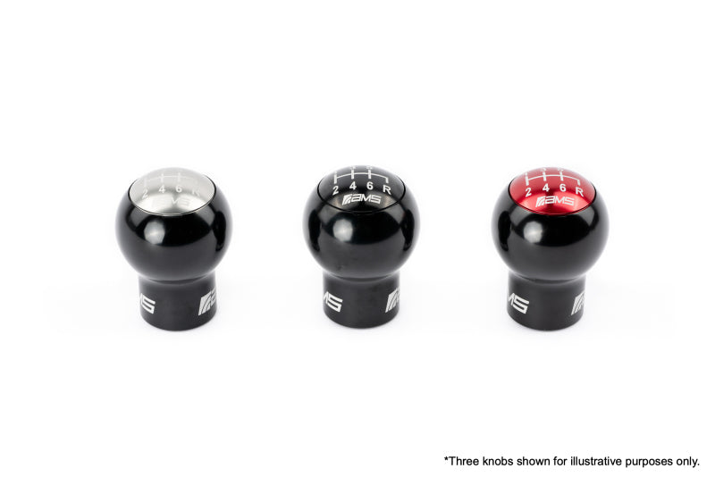 AMS Performance Subaru WRX/STi 6-Speed Billet Shift Knob (Incl Red, Black, & Gunmetal Cap) - Racecraft Industries