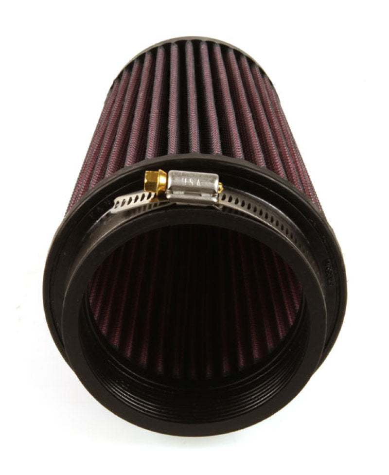 K&N Filter Universal Rubber Filter 3 1/2 inch Flange 4 5/8 inch Base 3 1/2 inch Top 7 inch Height - Racecraft Industries