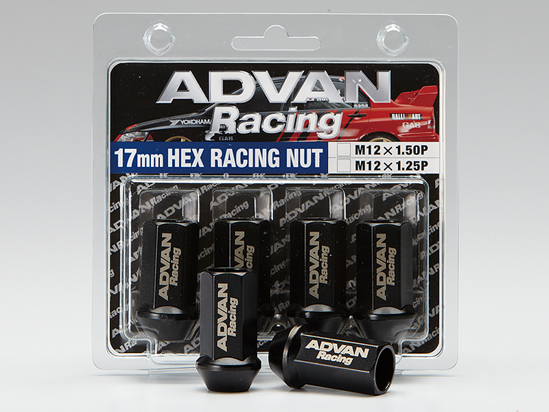 Advan Lug Nut 12X1.5 (Black) - 4 Pack - Racecraft Industries