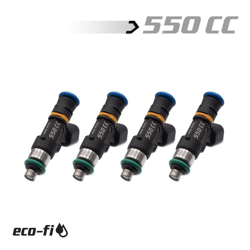 BLOX Racing Eco-Fi Street Injectors 550cc/min Honda K Series (Set of 4) - Racecraft Industries