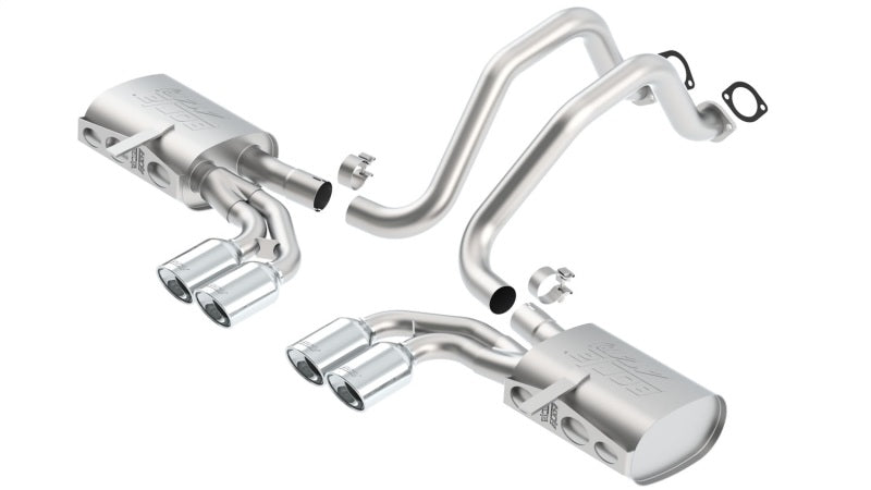 Borla 97-04 Chevrolet Corvette 5.7L 8cyl ATAK SS Catback Exhaust - Racecraft Industries