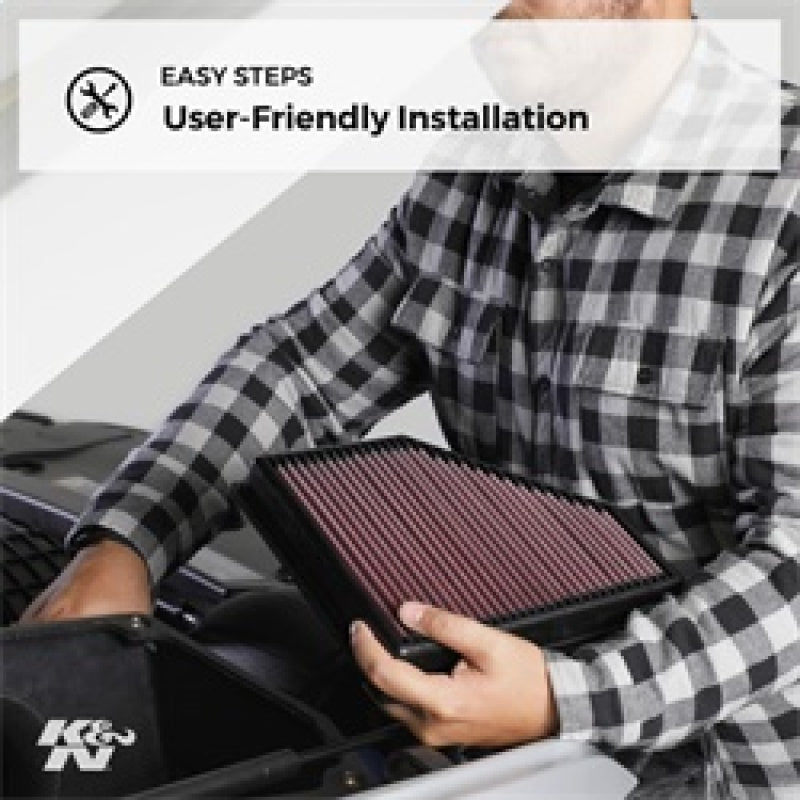 K&N Replacement Air FIlter 18-20 Suzuki Jimny II 1.5L L4 - Racecraft Industries