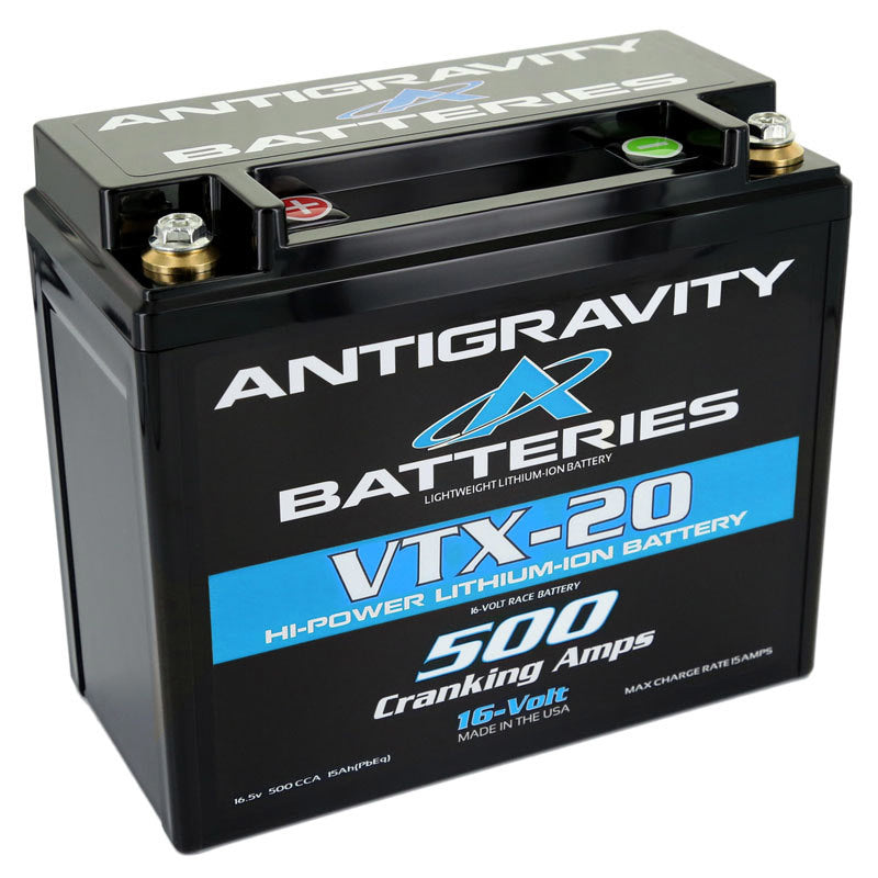 Antigravity Special Voltage YTX12 Case 16V Lithium Battery - Right Side Negative Terminal - Racecraft Industries