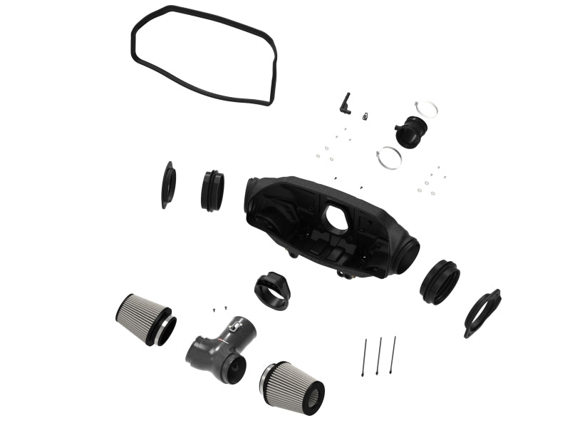 aFe 2020 Corvette C8 Track Series Carbon Fiber Cold Air Intake System With Pro DRY S Filters - Racecraft Industries