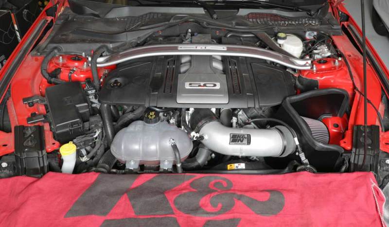 K&N 2018 Ford Mustang GT V8 5.0L F/I Typhoon Air Intake - Racecraft Industries