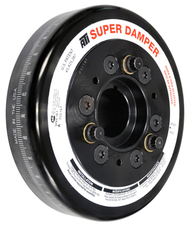ATI Damper - 7.57in - Alum - 20+ Ford 7.3L Godzilla - OEM Size - (2) 6 Groove - 5 Ring - Racecraft Industries