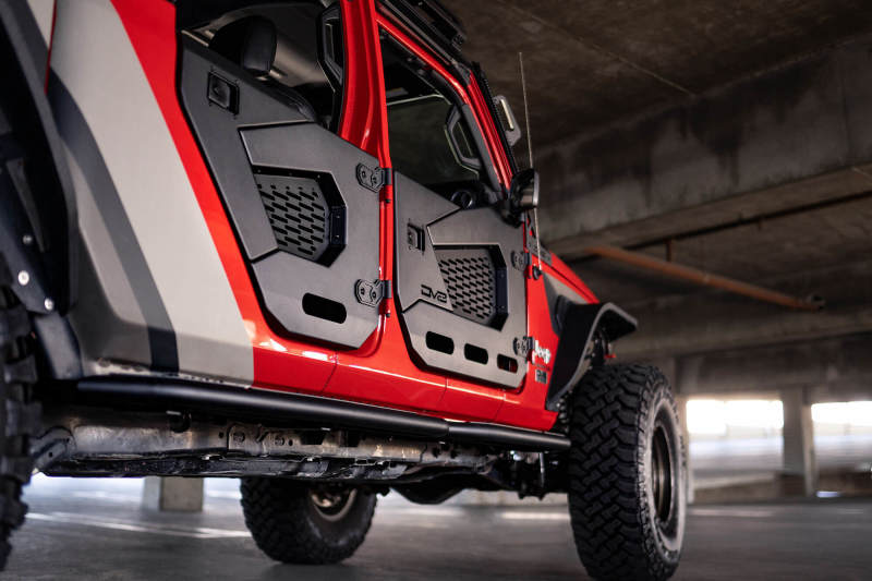 DV8 Offroad 18-22 Jeep Wrangler JL/JT Spec Series Half Doors - Rear Set - Racecraft Industries