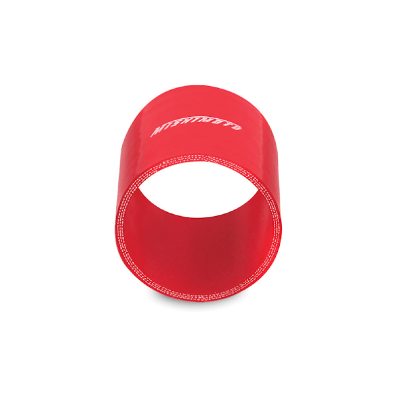 Mishimoto 2.5 Inch Red Straight Coupler - Racecraft Industries