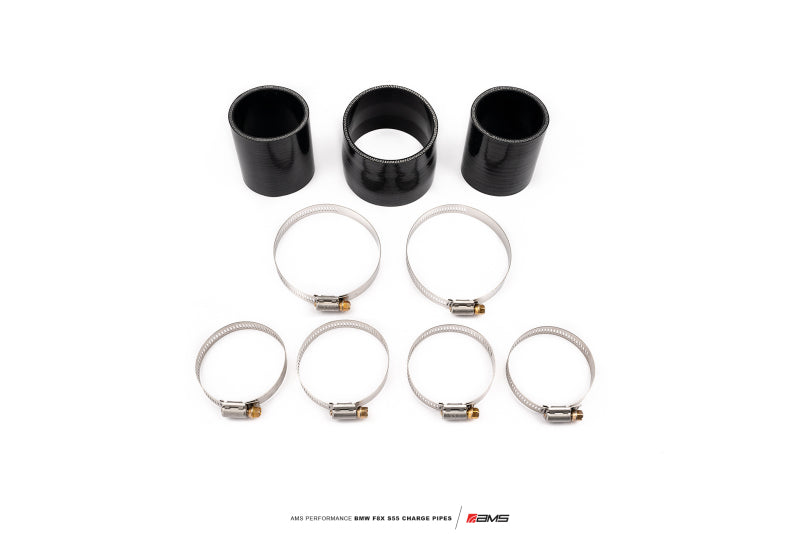 AMS Performance 15-18 BMW M3 / 15-20 BMW M4 w/ S55 3.0L Turbo Engine Charge Pipes - Racecraft Industries