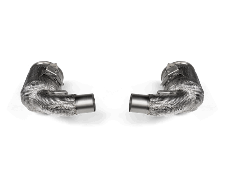 Akrapovic 20-21 Porsche 911 Turbo/Turbo S (992) Link Pipe Set w/Catalytic Converter (SS) - Racecraft Industries