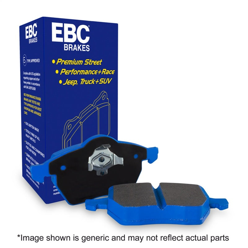 EBC 14+ Chevrolet Corvette Stingray (C7) 6.2 (Z51 Performance Package) Bluestuff Front Brake Pads - Racecraft Industries