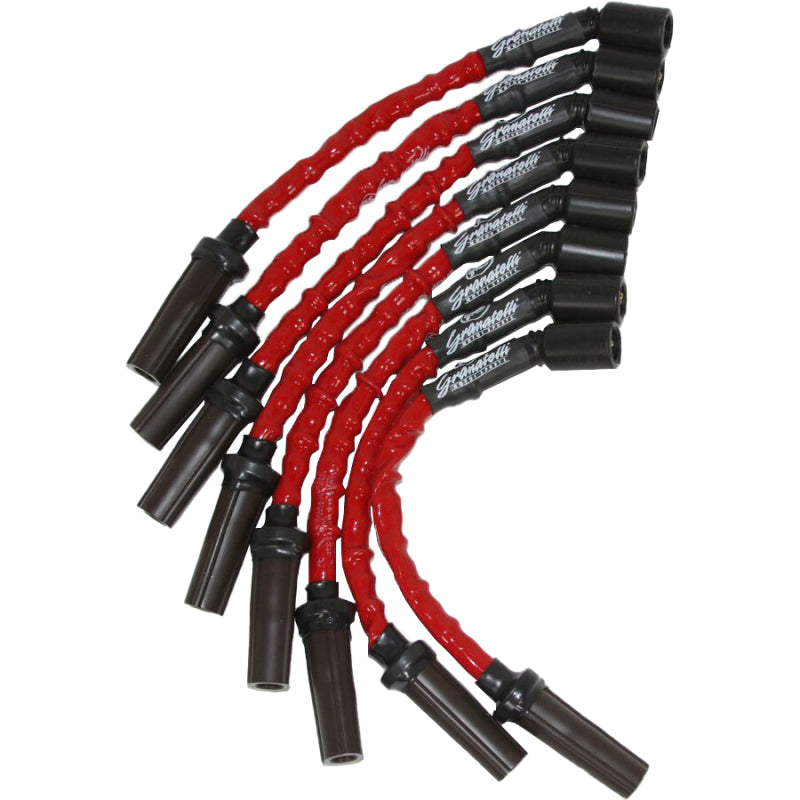 Granatelli 99-23 GM Truck/SUV V8 (Excl 8.1L) Hi-Perf Coil-Near-Plug Conn Kit w/9in Lead/Red Jacket - Racecraft Industries