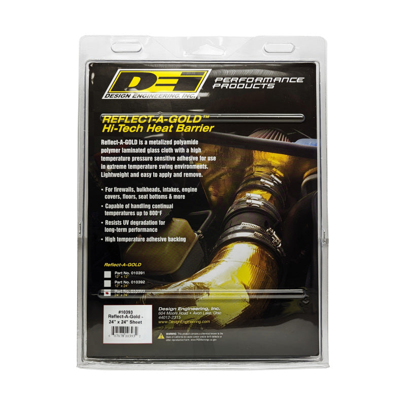 DEI Reflect-A-GOLD 24in x 24in Sheet - Racecraft Industries