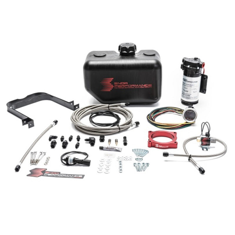 Snow Performance 11-17 Mustang Stg 2 Boost Cooler F/I Water Injection Kit (SS Braid Line & 4AN) - Racecraft Industries