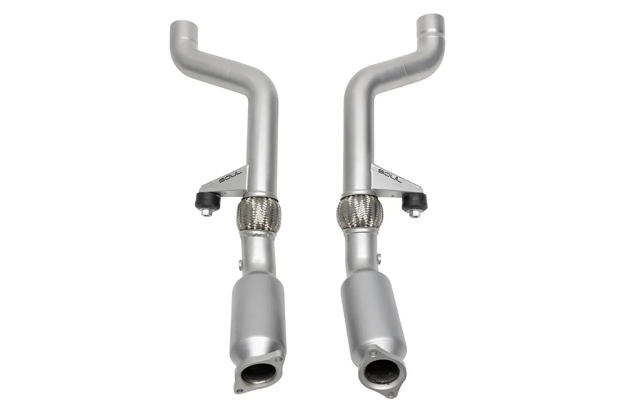 Ford Mustang GT350 / GT500 SOUL Sport Catalytic Converters - Racecraft Industries