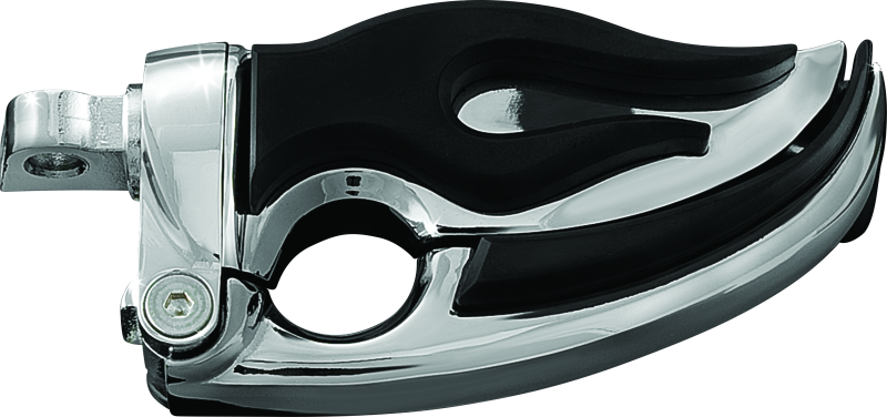 Kuryakyn Flamin Switchblade With Male Mount Adapter Chrome - Racecraft Industries
