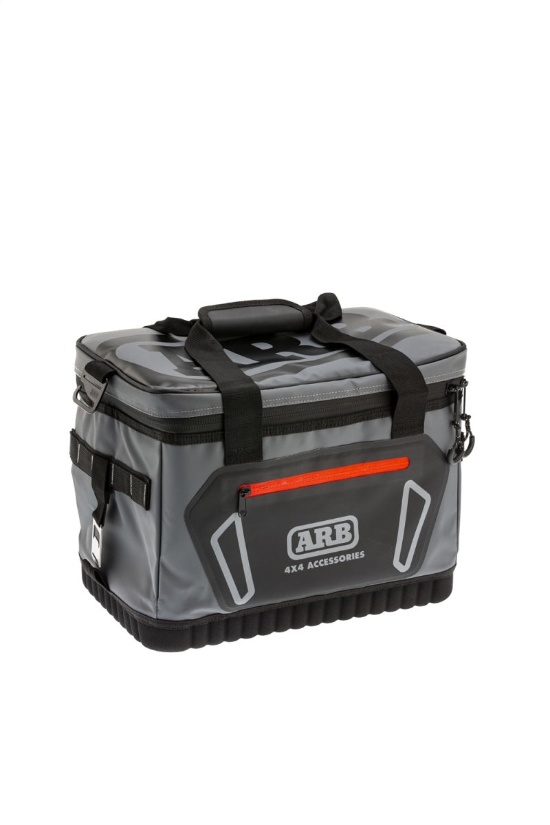 ARB Cooler Bag Charcoal w/ Red Highlights 15in L x 11in W x 9in H Holds 22 Cans - Racecraft Industries