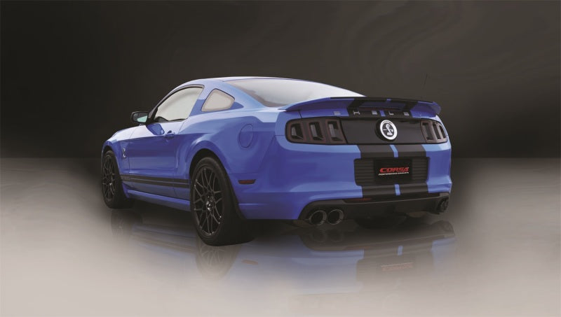 Corsa 2013-2014 Ford Mustang Shelby GT500 5.8L V8 Black Sport Axle-Back Exhaust - Racecraft Industries