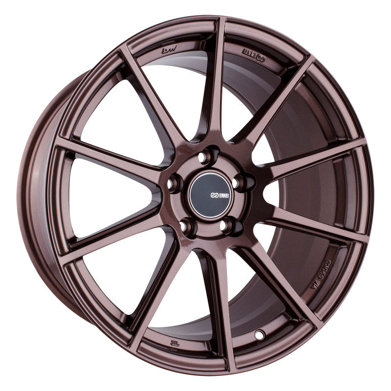 Enkei TS10 18x9.5 35mm Offset 5x114.3 Bolt Pattern 72.6mm Bore Dia Copper Wheel - Racecraft Industries