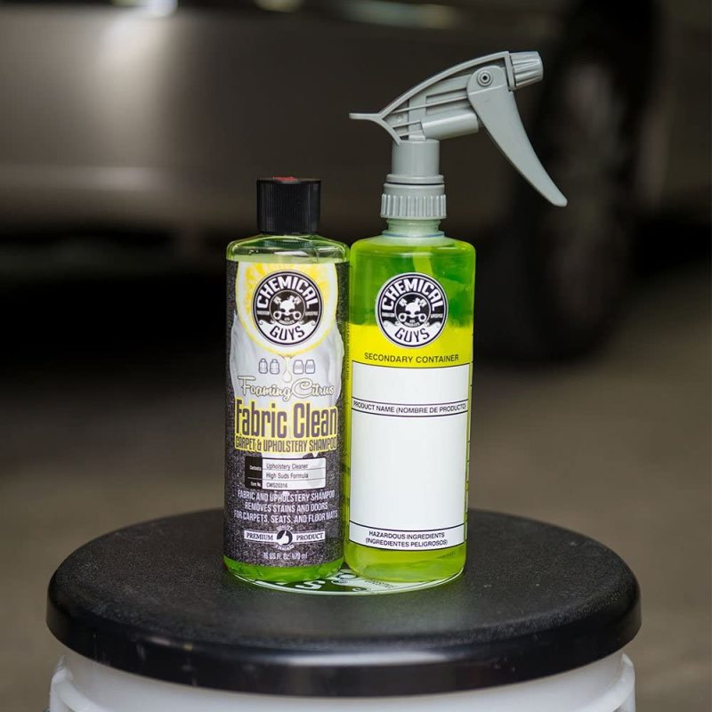 Chemical Guys Foaming Fabric Clean Carpet/Upholstery Shampoo & Odor Eliminator - 16oz - Racecraft Industries