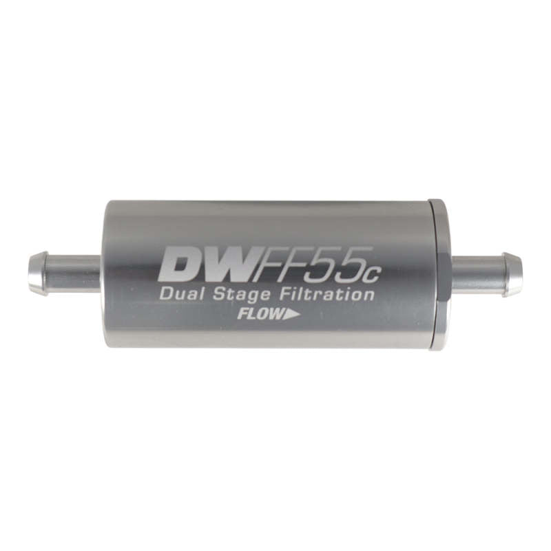 DeatschWerks 5/16in 10 Micron 55mm In-Line Fuel Filter Kit - Racecraft Industries
