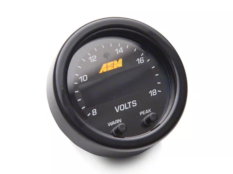 AEM X-Series 8-18V Volt Gauge - Racecraft Industries