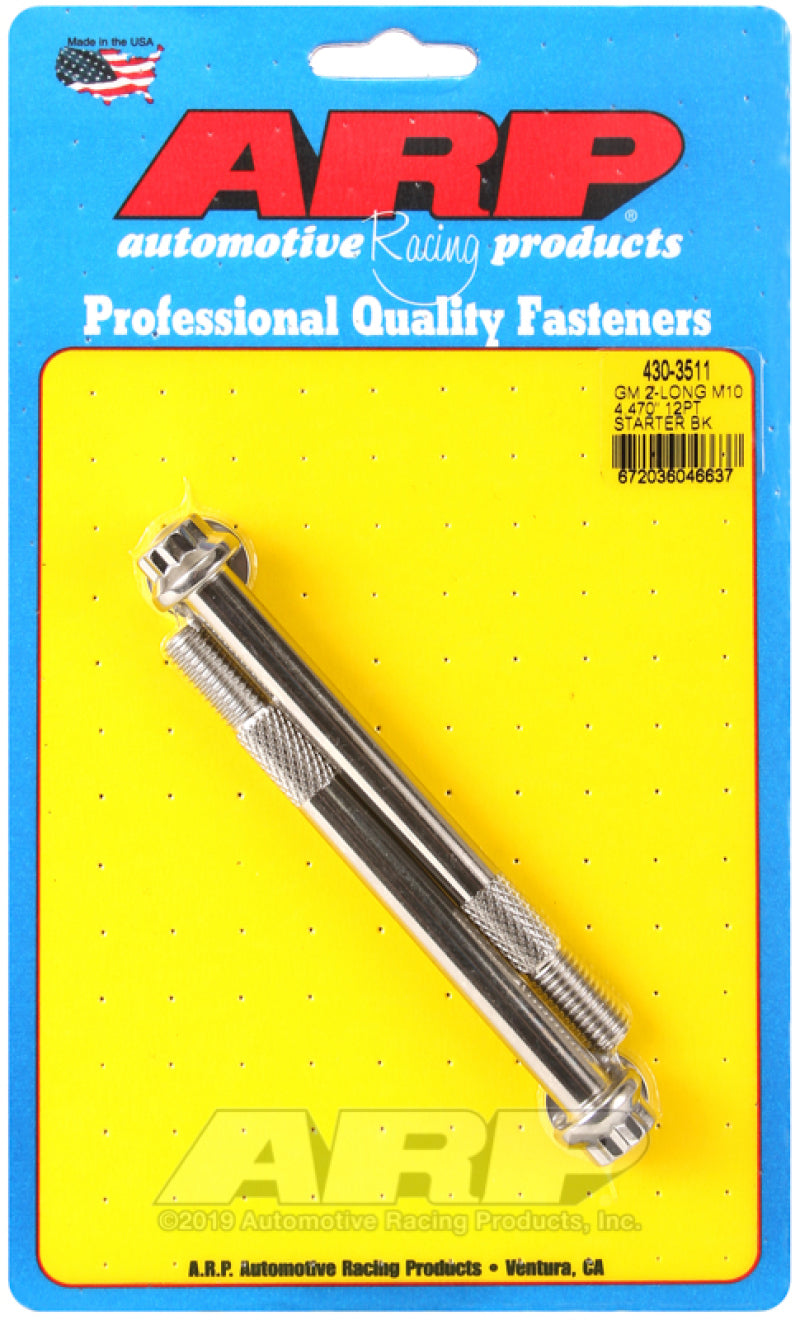 ARP GM M10 X 4.470in 12pt SS Starter Bolt Kit - Racecraft Industries