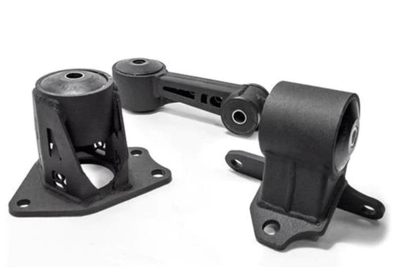 Innovative 09-13 Honda FIT/JAZZ L-Series Black Steel Mounts 75A Bushings - Racecraft Industries