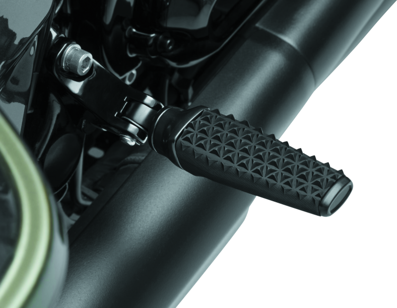 Kuryakyn Thresher Pegs With Adapter Black - Racecraft Industries