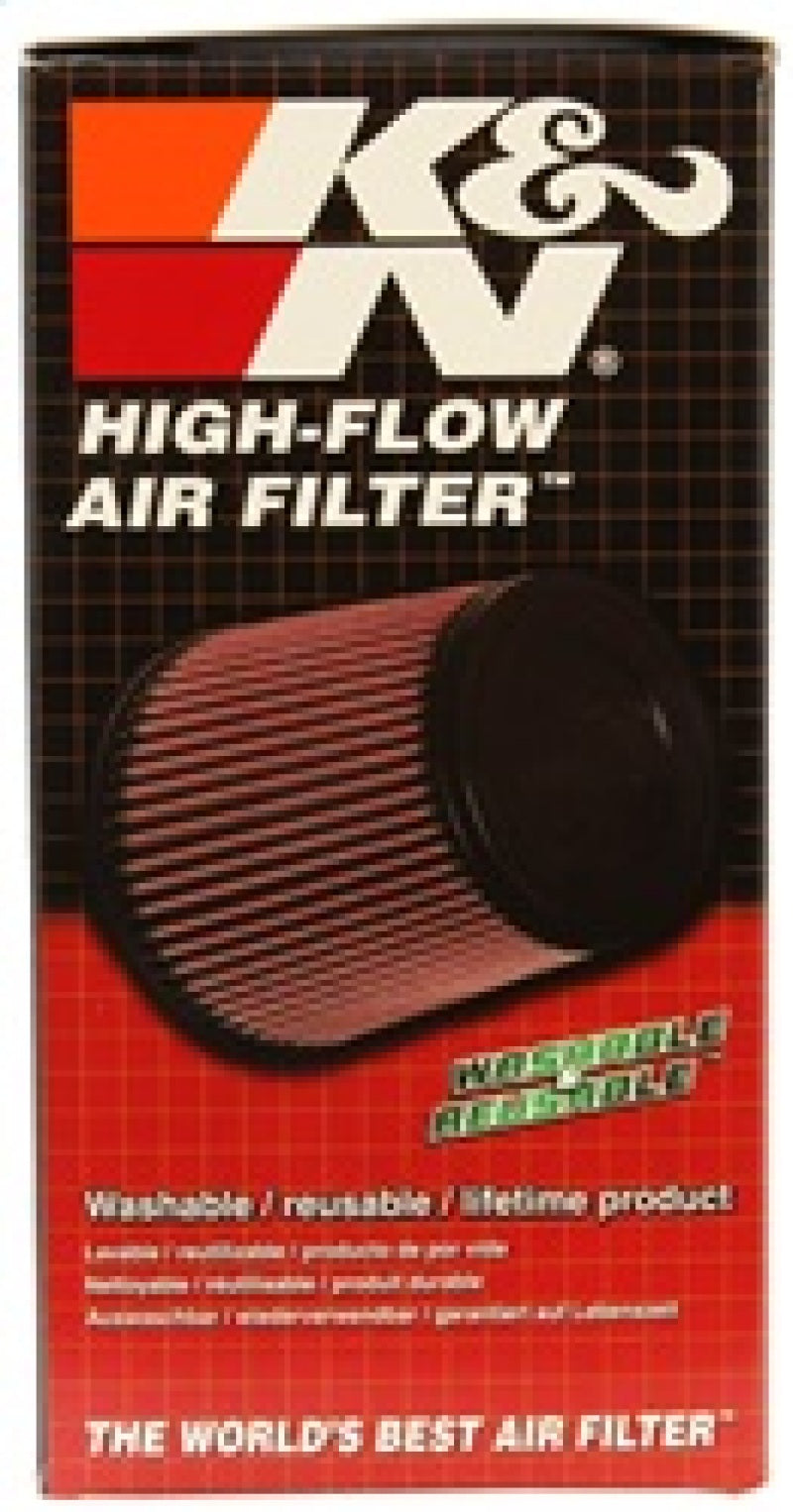 K&N Universal Rubber Filter Round Tprd 3.313in Flange ID x 4.75in Base OD x 3.5in Top OD x 6.5in H - Racecraft Industries