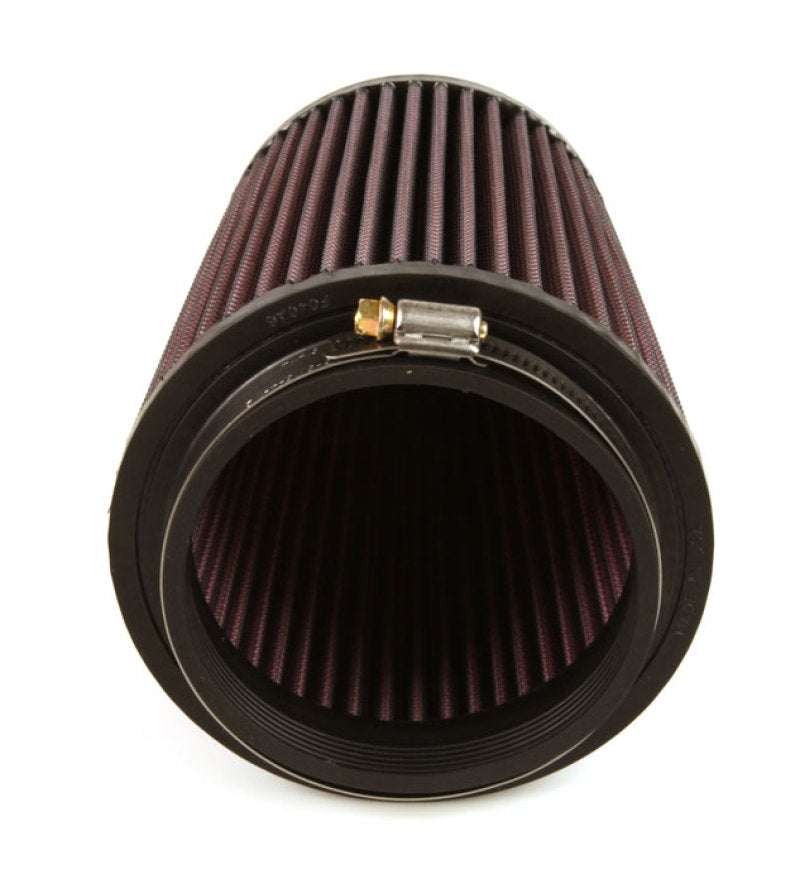 K&N Filter Universal Rubber Filter 4 inch Flange 5 3/8 inch Base 4 3/8 inch Top 7 inch Height - Racecraft Industries
