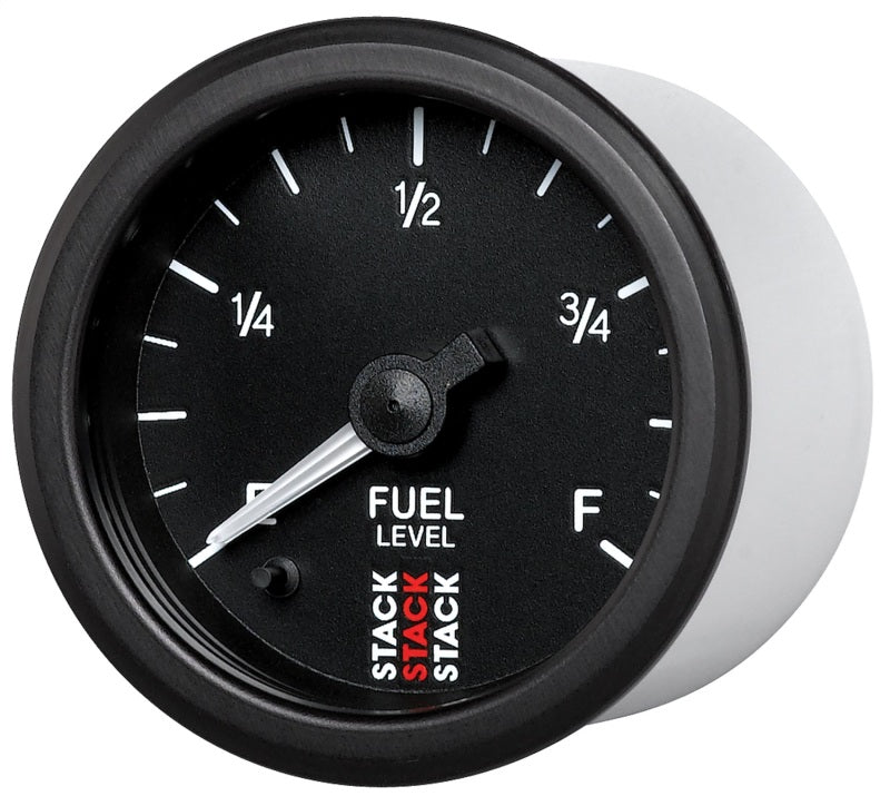 Autometer Stack Instruments 52mm 0-280 Ohm Programmable Pro Stepper Motor Fuel Level Gauge - Black - Racecraft Industries