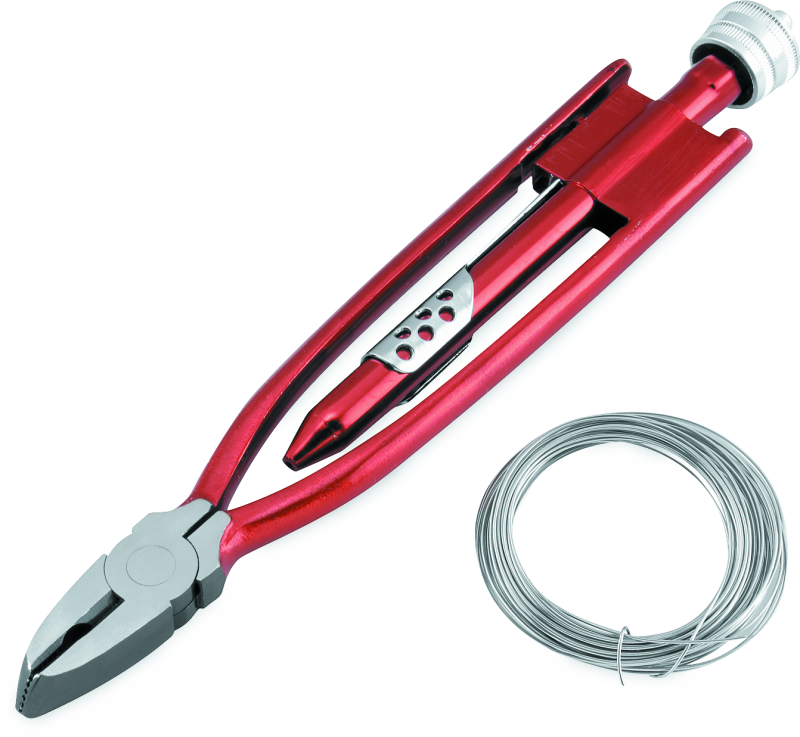 BikeMaster 9in Safety Wire Pliers w/ Wire - Racecraft Industries