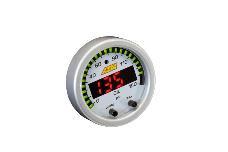 AEM X-Series 0-150 Oil Pressure Gauge Kit - Racecraft Industries