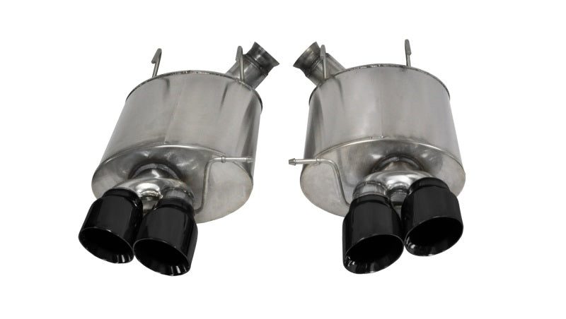Corsa 2013-2014 Ford Mustang Shelby GT500 5.8L V8 Black Sport Axle-Back Exhaust - Racecraft Industries