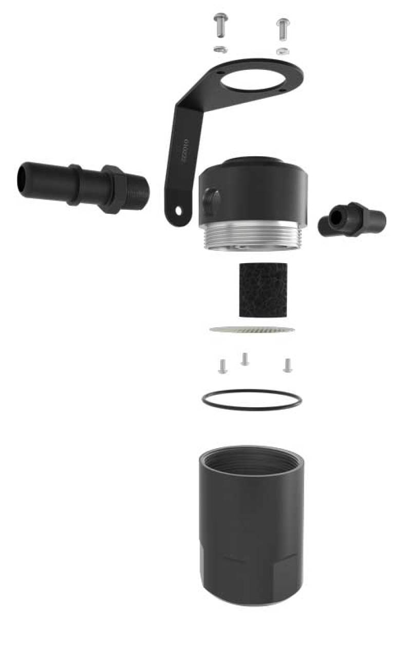 K&N 18-23 Ford Mustang GT 5.0L V8 (Gas) Catch Can Oil Separator - Racecraft Industries