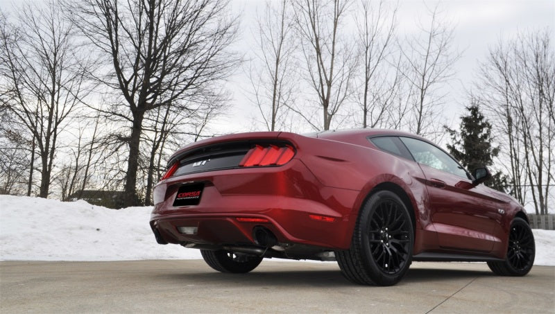 Corsa 2015-2017 Ford Mustang GT Fastback 5.0 3in Xtreme Cat Back Exhaust w/ Dual Black 4.5in Tips - Racecraft Industries